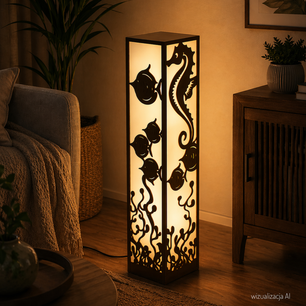 Lampion - motyw morski