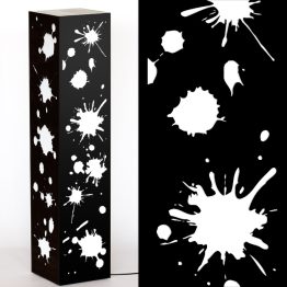 duża lampa - kleksy