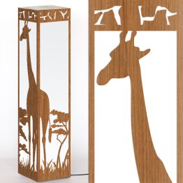 duża lampa - żyrafa