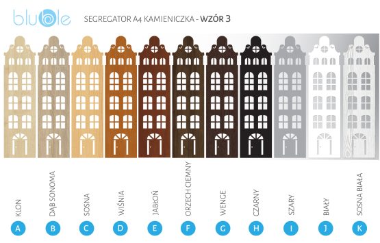 segregator A4 - kamieniczka - wzór 3 - obrazek 4