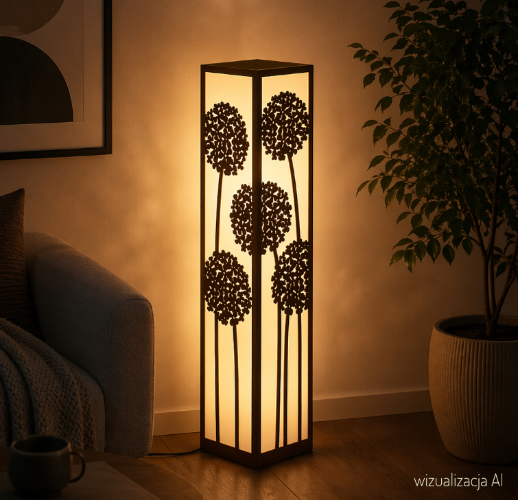 Lampa duża - czosnek Lampa duża - czosnek