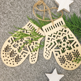 Podkładki pod kubek w kształcie rękawiczek