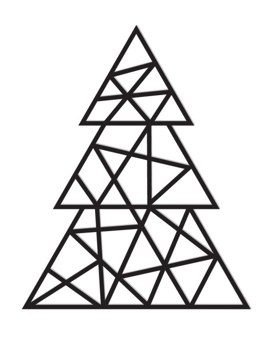 Geometryczna choinka - obrazek 2