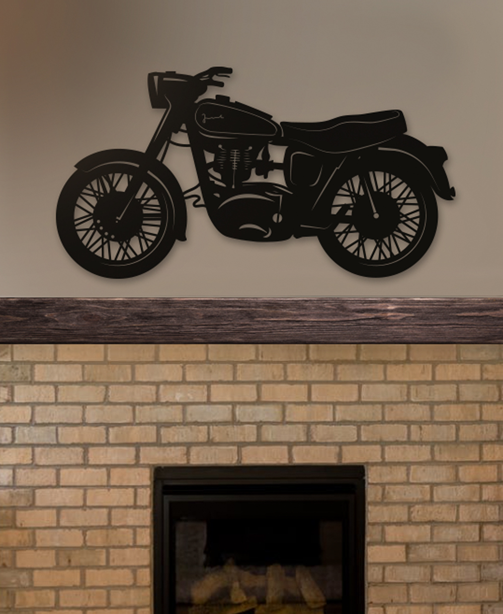 motocykl - dekoracja ścienna