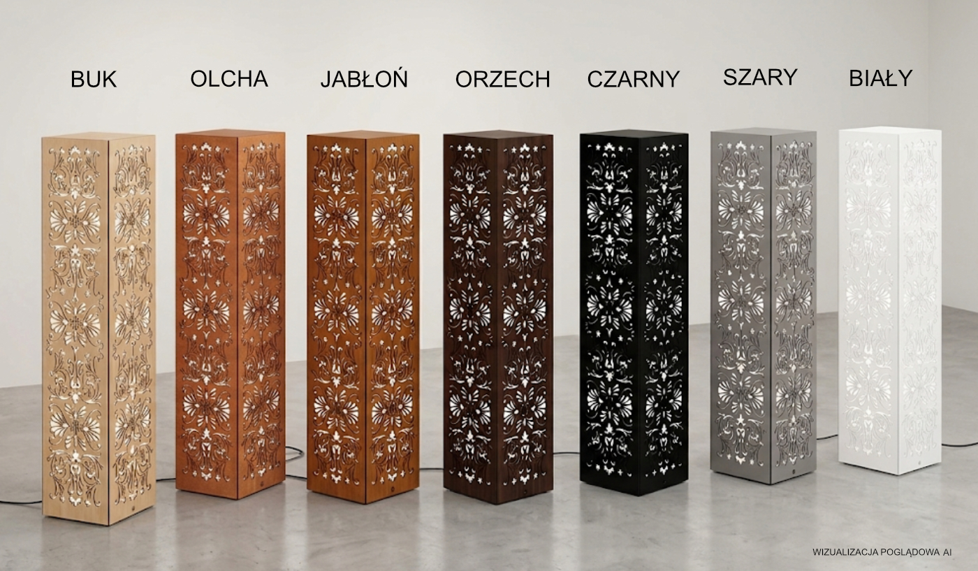 lampa podłogowa - wycinanka - obrazek 3